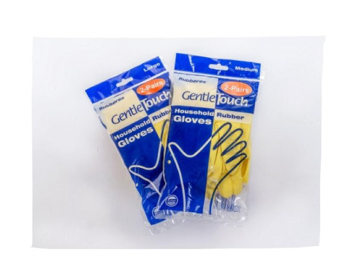 Gentle Touch Household Rubber Gloves (M)