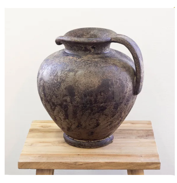 Terracotta Jug - Antiqued-Bronze