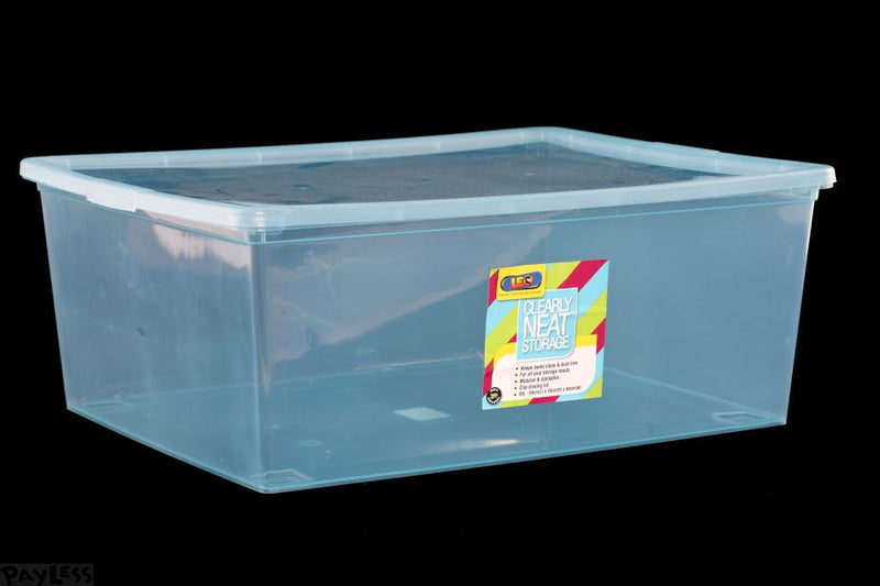 Storage Box, 30 Lit, Blue
