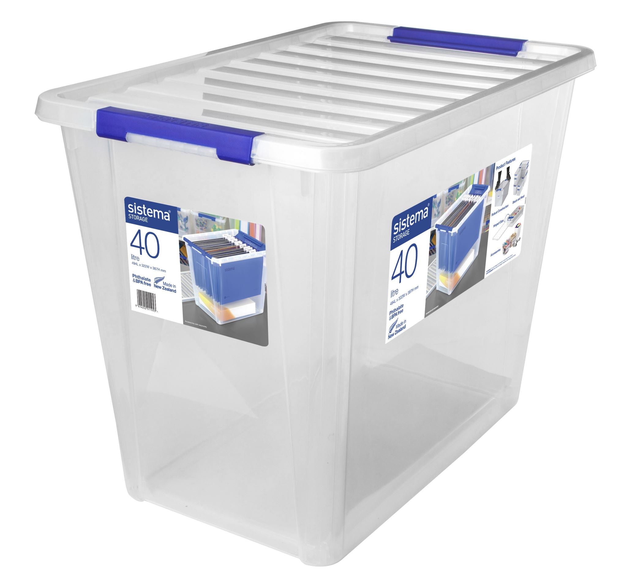 Sistema 40L Storage Box & Lid