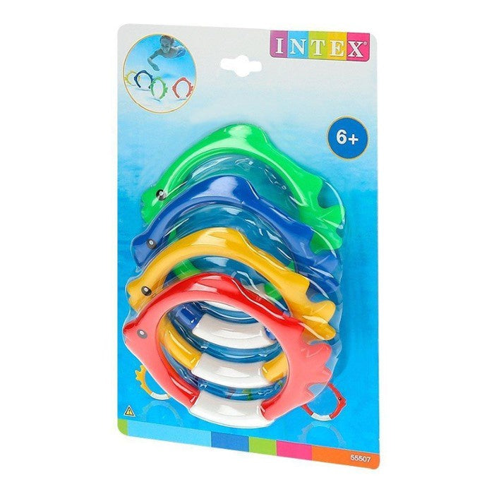 Intex Fishing Rings, Underwater