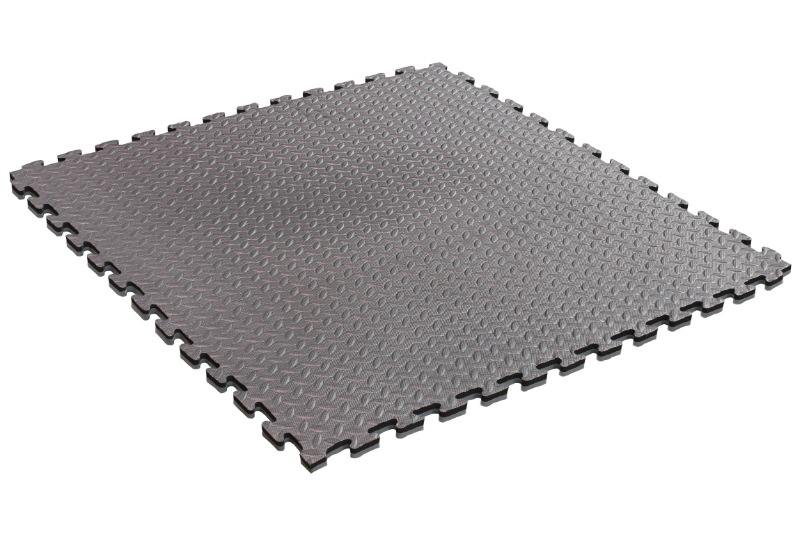 Interlocking Fitness Tile Grey 1000 x 1000mm