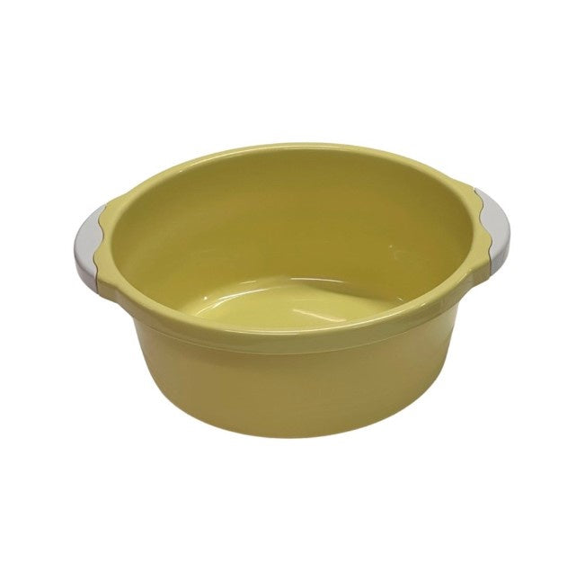 Basin W Handle 35.8cm Yellow