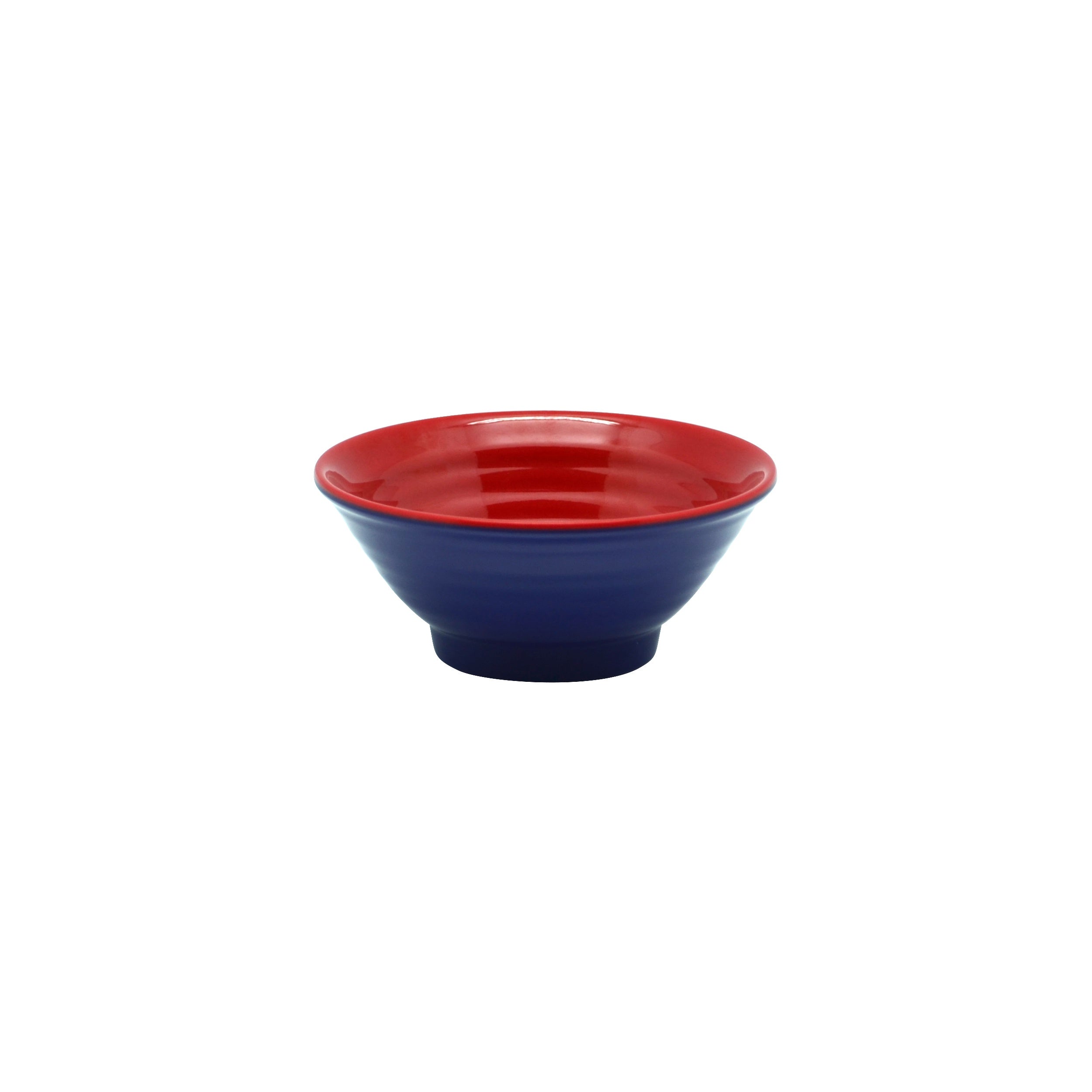 Jab Mini Ripple Dip Dish Red & Navy 9cm