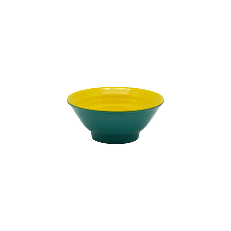 Jab Mini Ripple Dip Dish Yellow & Green 9cm