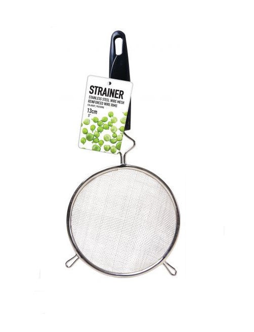 Wire S/S Strainer W Plastic Handle 13cm