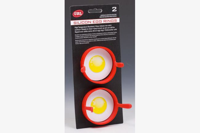 Egg Rings, Silicone, Pack of 2