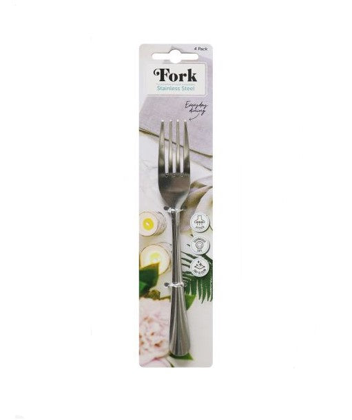 Stainless Steel Forks 4 pk