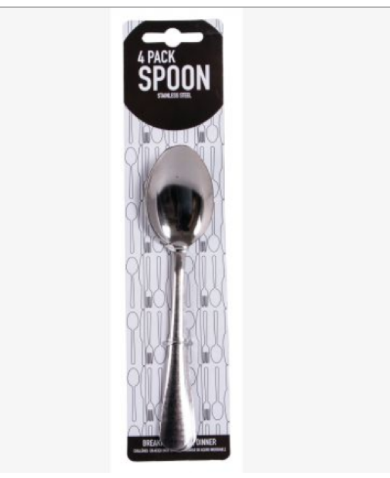 Stainless Steel Spoons 4pk