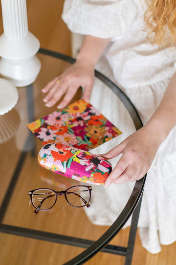 Anna Glasses Case and Lens Cleaner Set