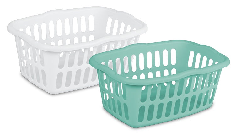 Laundry Basket Rectangular 53l Asst