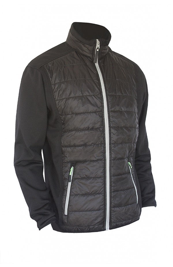 Lyndon Mens Insulated Black Jacket Large
