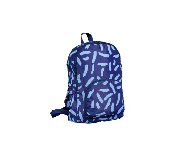 Foldaway Back Pack Midnight Blue