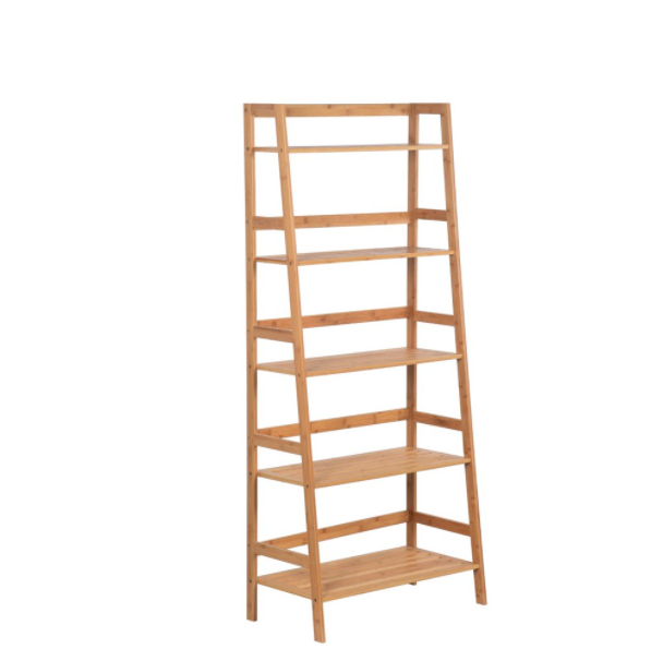 5-Tier Bamboo Rack/Ladder Shelf