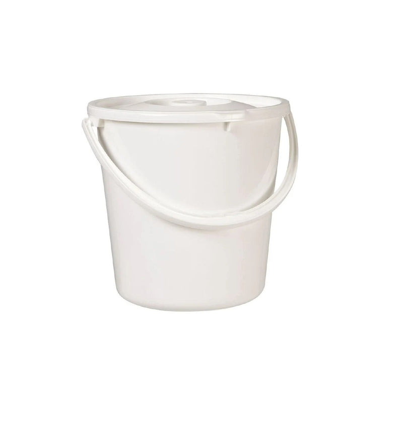 Taurus Nappy Bucket, 20L White with Lid