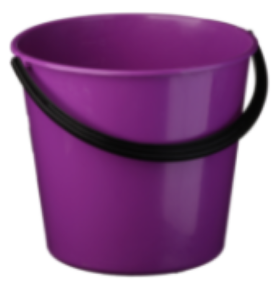 Bucket, Standard 9.6L (Assorted Colours)