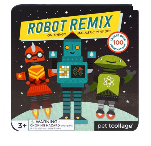 Robot Remix On The Go Magnetic Play Set