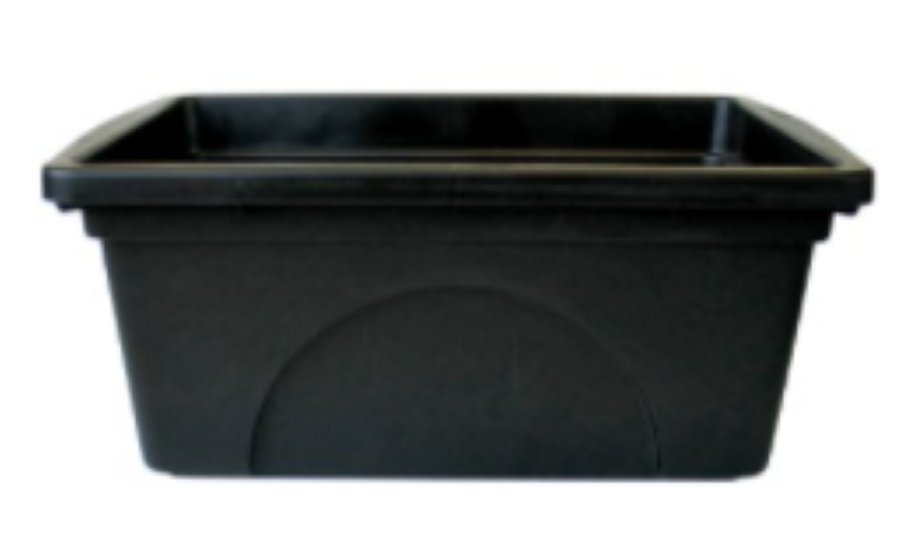 Fish Bin, No Lid, Black