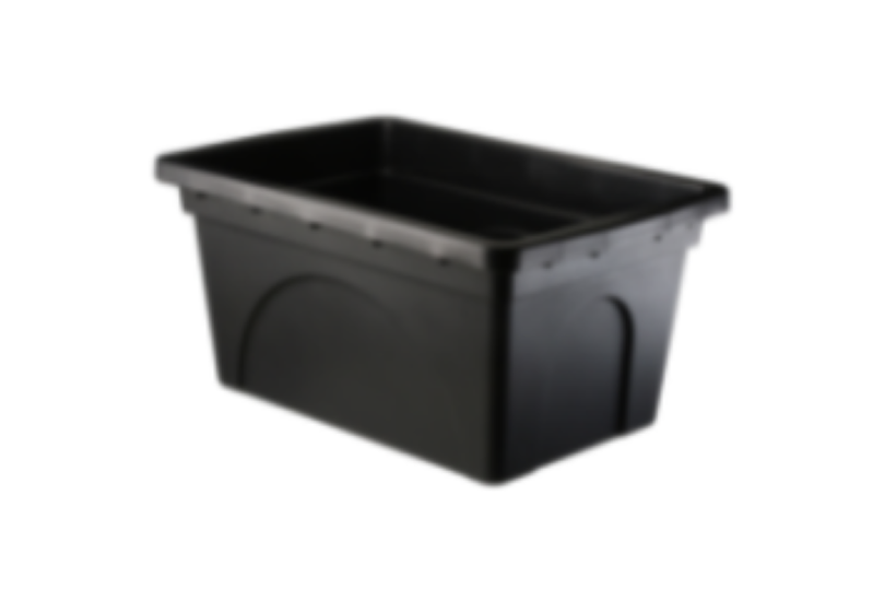 Fish Bin, No Lid, Black