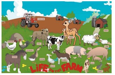 Placemat, Life On The Farm