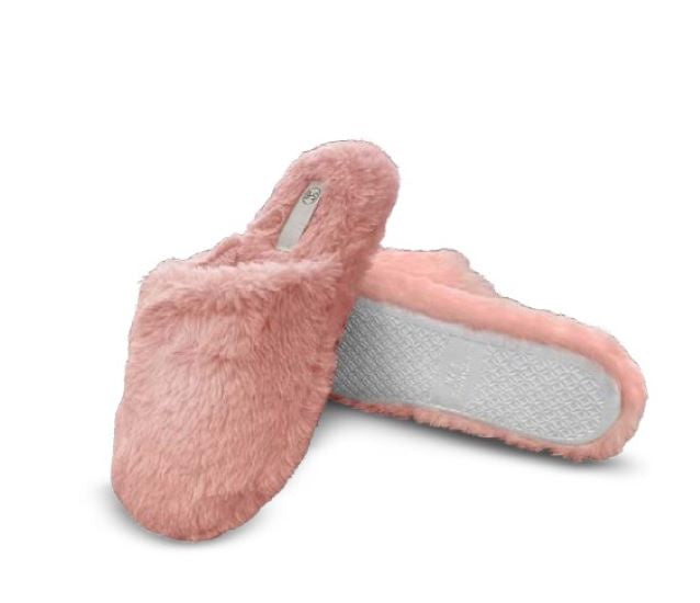 Womens Plush  Scuff Slipper Sizes: S/M/L