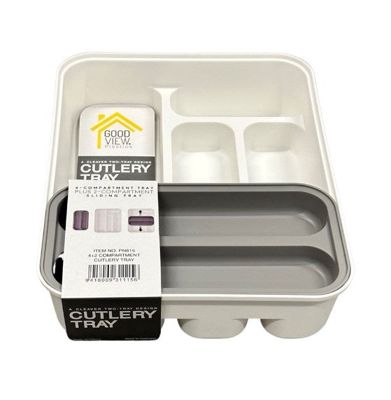 4+2 Comparment Cutlery Tray