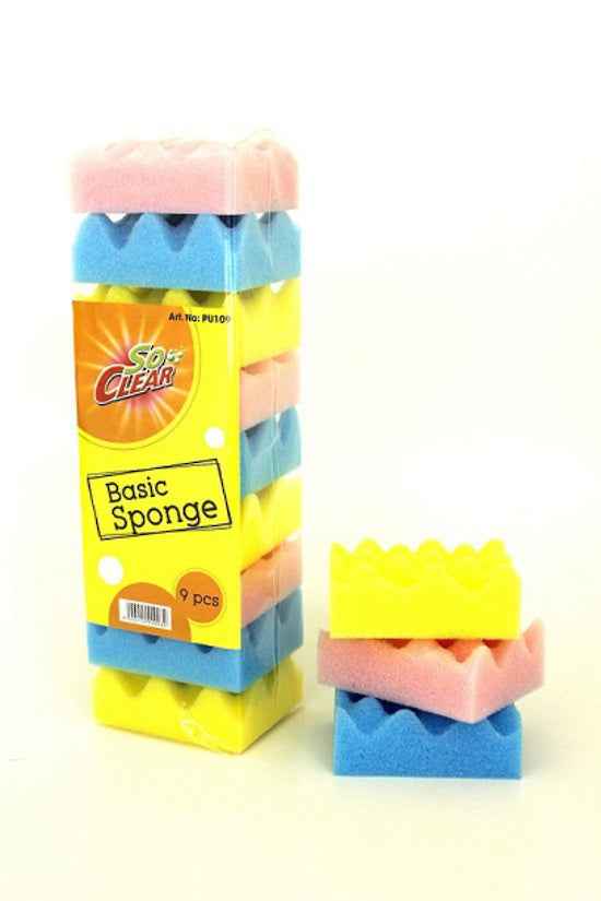 Basic 9pc Dishwash Sponge