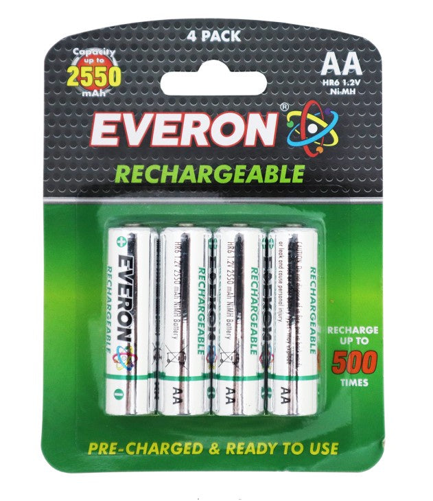 Everon Rechargeable AA 4 Pk