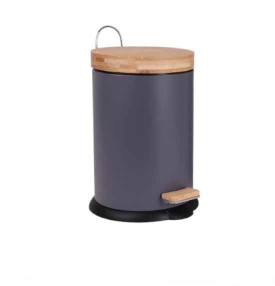 Eco Basics Rubbish Bin 3L Charcoal