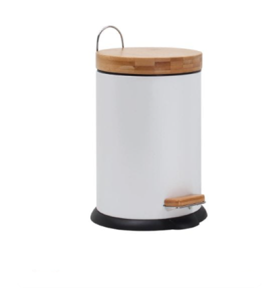 Eco Basics Rubbish Bin 3L White