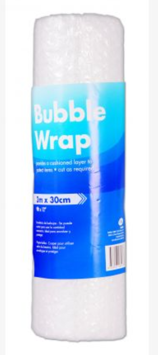 Bubble Wrap Clear 30cmx3m