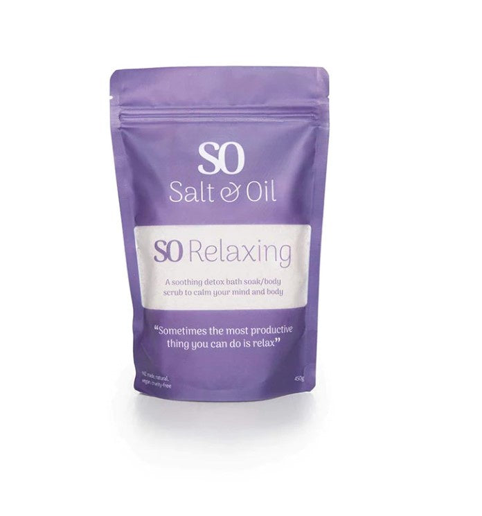 SO Salt & Oil Bath Soak Pouch 450g