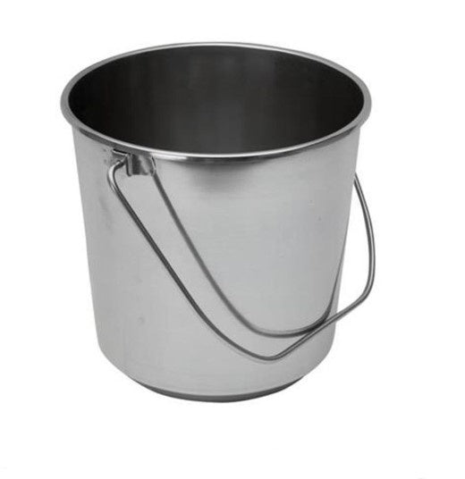 Bucket 8 Lit, Stainless Steel