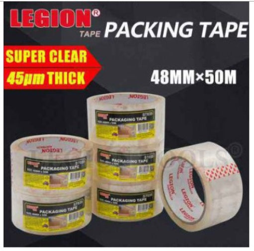 Clear packaging tape 48mmx50m - Single Roll