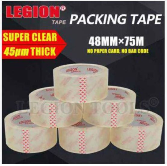 Clear packaging tape 48mmx75m - Single Roll