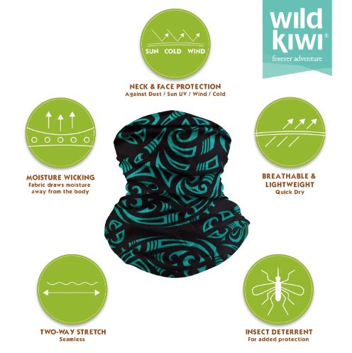 Multi Scarf | Face Mask | Bandana | Headband - Tattoo