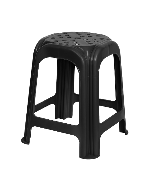 Black Stool 36.5 x 36.5 x 44 cm