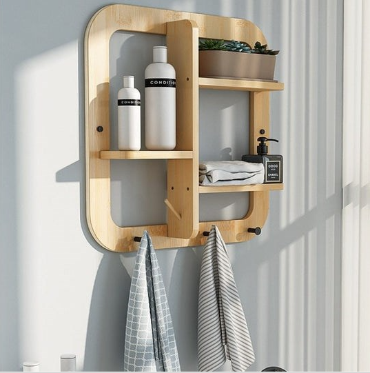 Bamboo wall rack