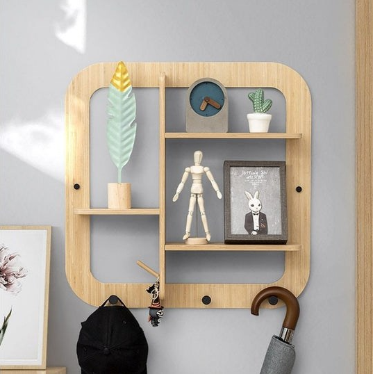 Bamboo wall rack