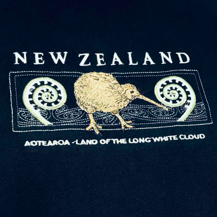 Mens T Shirt - Kiwi & Ferns