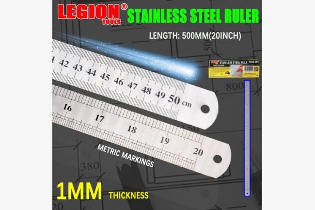 Rule 500mm/20 (Stainless Steel)