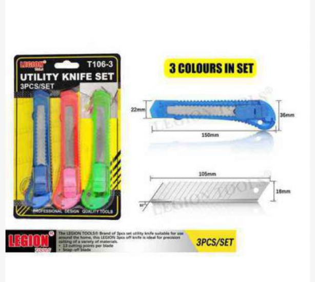 Knife Utility Set 3 Pcs