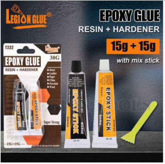 Epoxy Glue Resin/Hardener Pack 15g