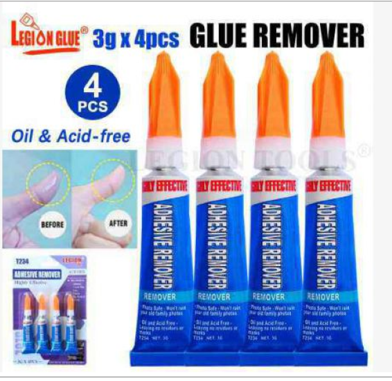 Glue Remover 4 Piece set