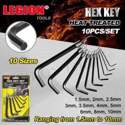 Hex key 10pcs/set
