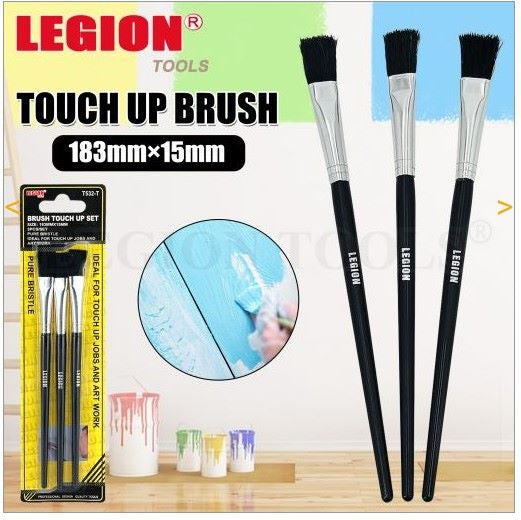 Legion Touch Up Brush 3Pcs/Set