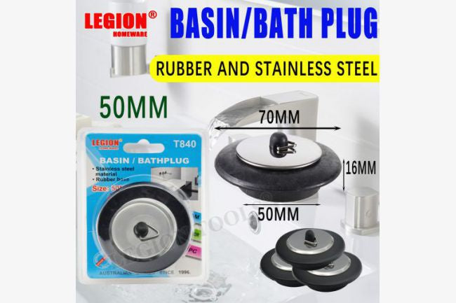 Stainless Steel Basin Plug 50mm