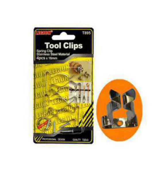 Legion Tool Clips 16mm 4 Pack