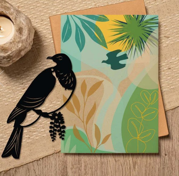 Metal Art Card - NZ Birds