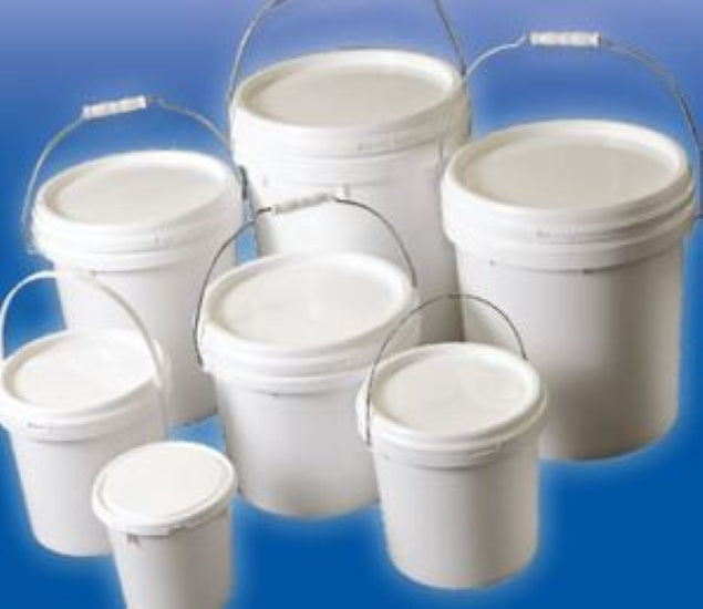 Top Pail, 10L White W Lid